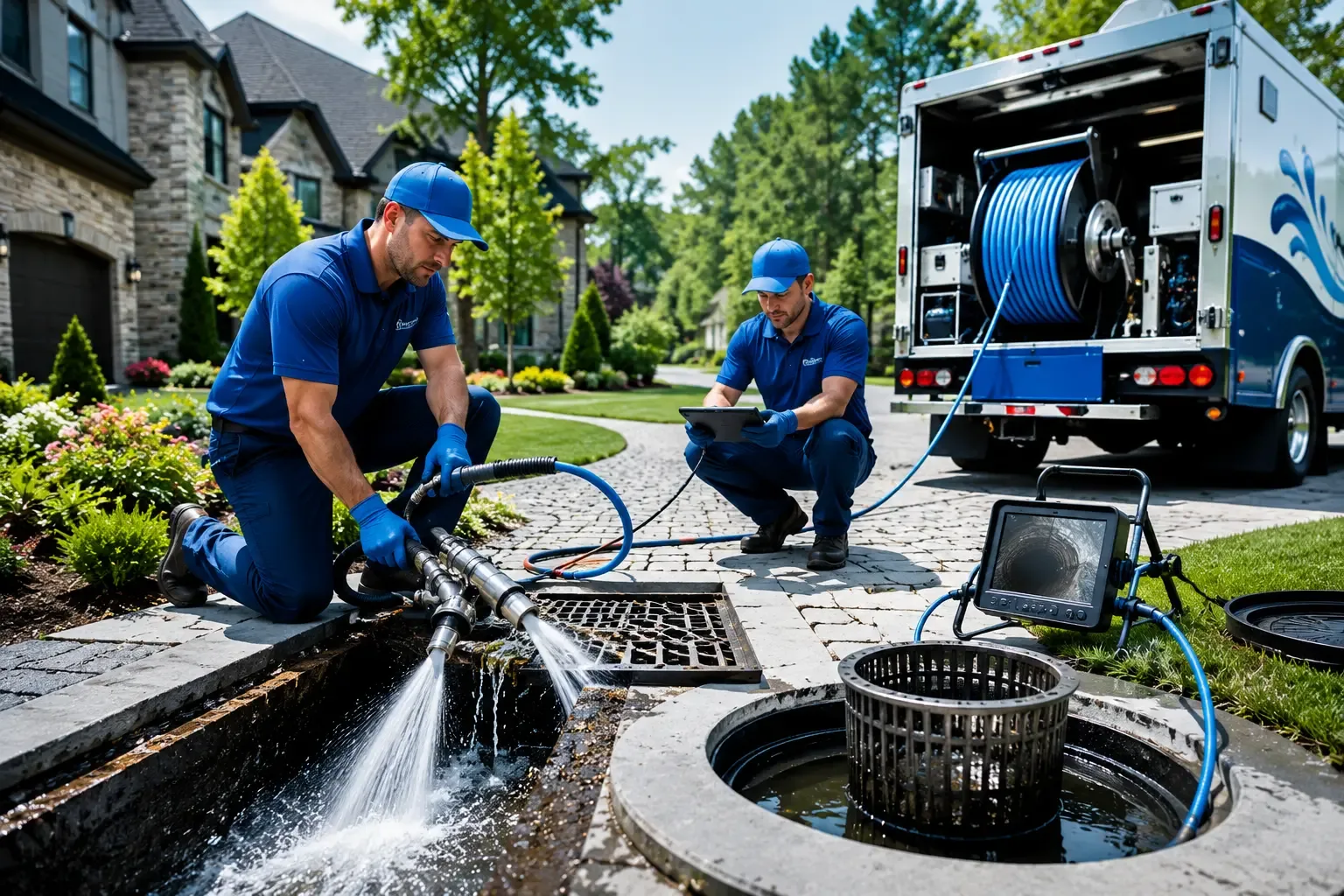 Local outdoor drain cleaning professionals in Bloomingburg, OH